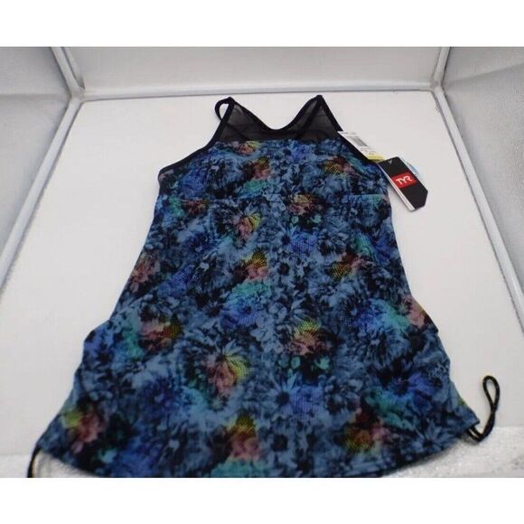 $49.99 TYR WOMEN'S BOTANICA TESSA TANK, Black/Multi, XS (0/2) - Picture 7 of 10